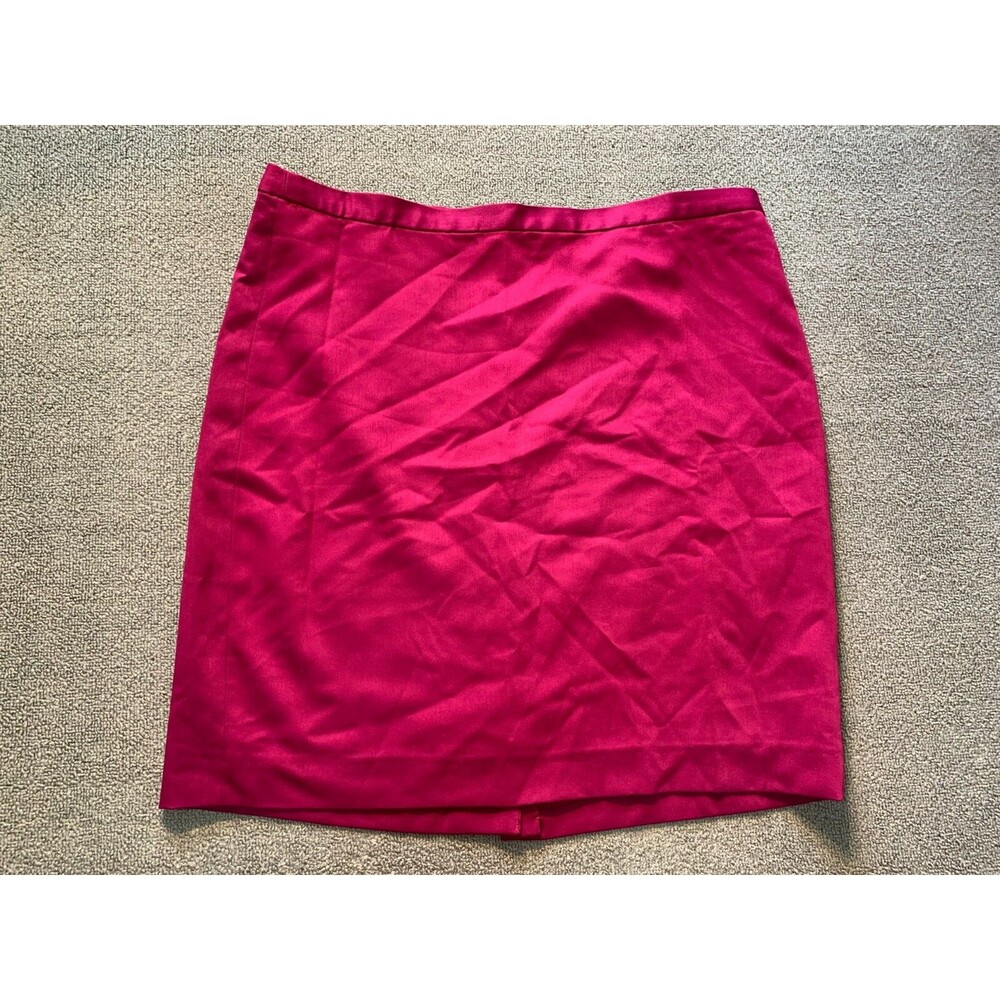 ALBERT NIPON Skirt Purple Size 14 Womens zip back